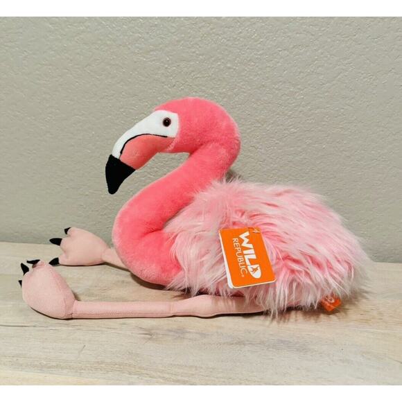 Wild Republic Other - Brand New Wild Republic Cuddlekins Pink Flamingo Plush Stuffed Animal Toy 17”